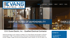 Desktop Screenshot of dwevans.com